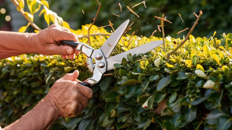 hedge trimming for shape