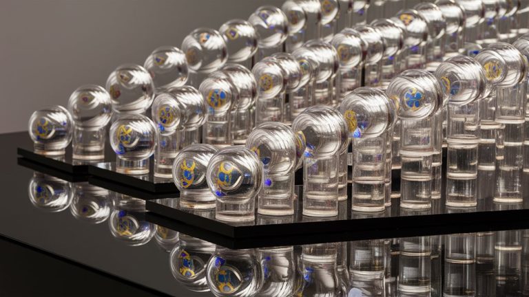 slot machine glass display