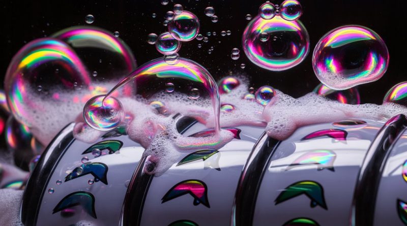 bubbly slot machine action