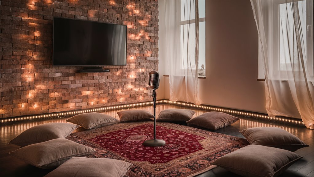 design welcoming stage area
