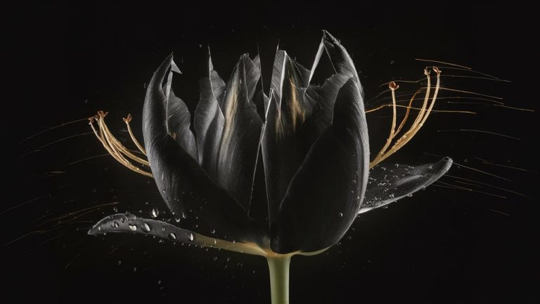flashing flowers split apart