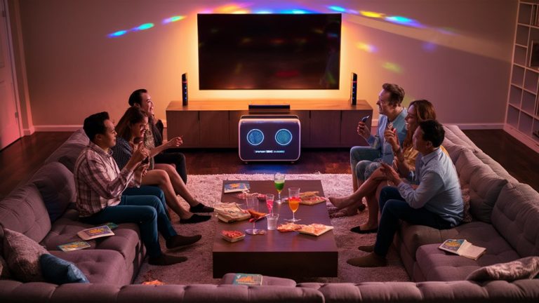 fun group singing party