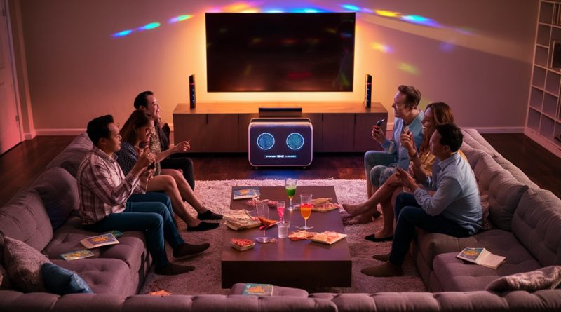 fun group singing party