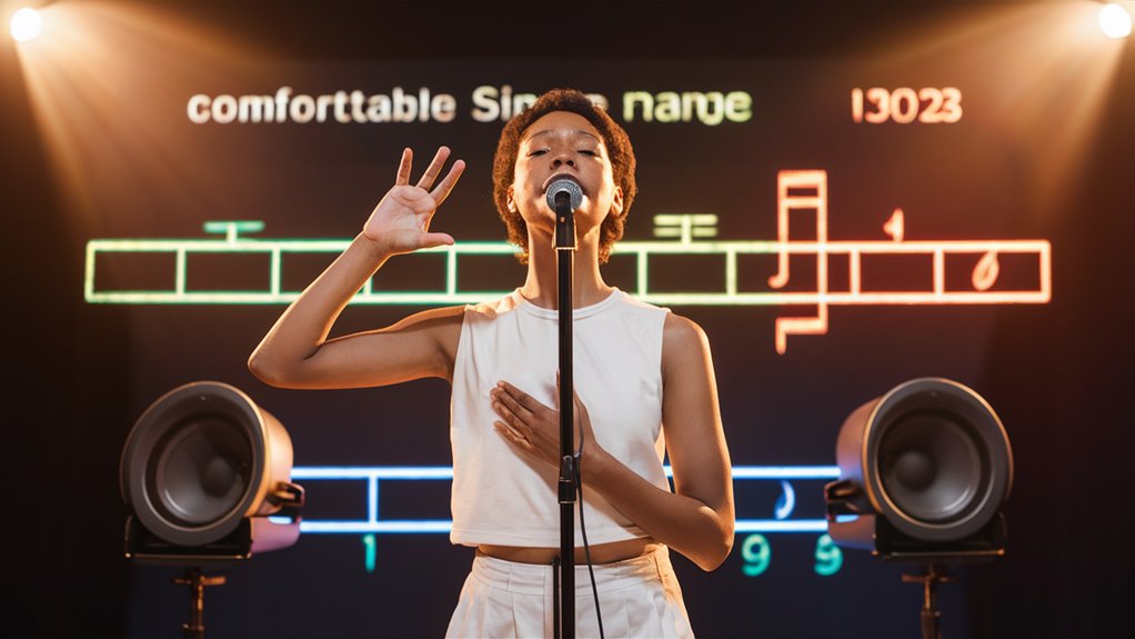 sing within vocal capabilities